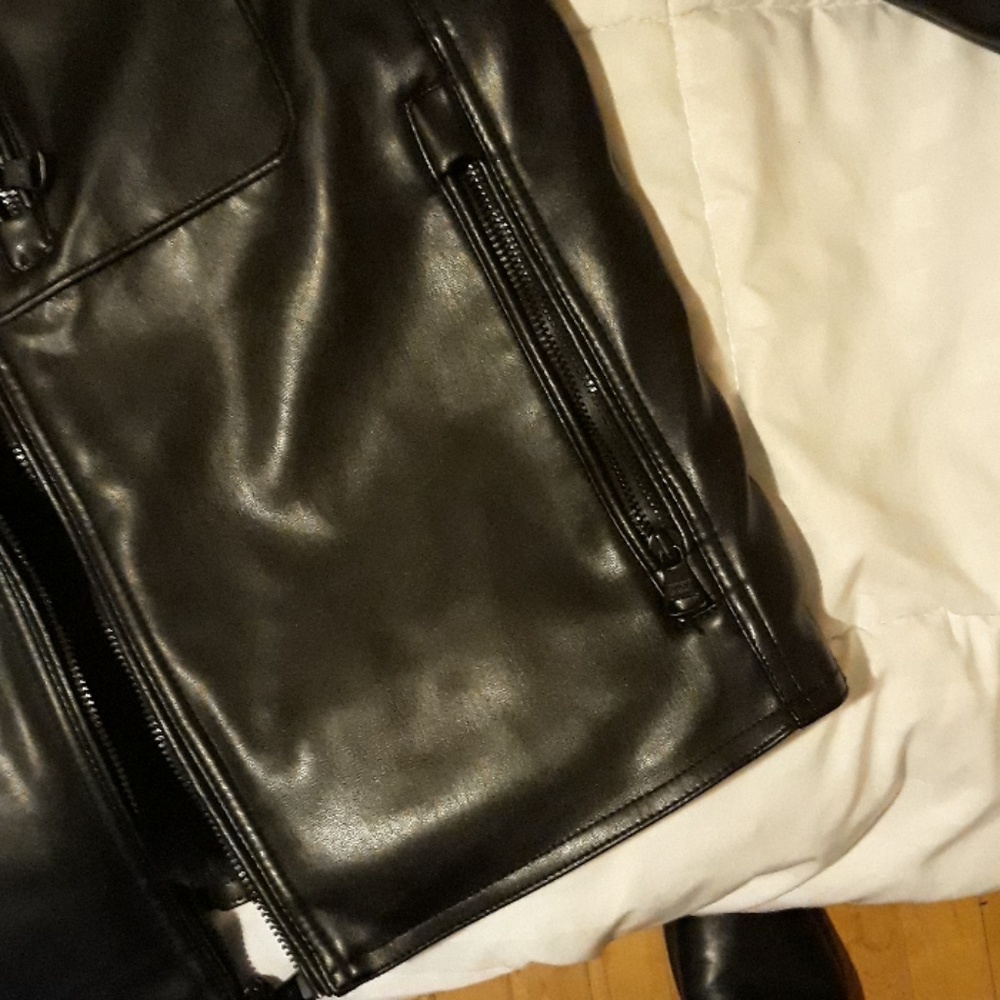 Marc New York Polyleather Riding Jacket - Picture 4 of 4